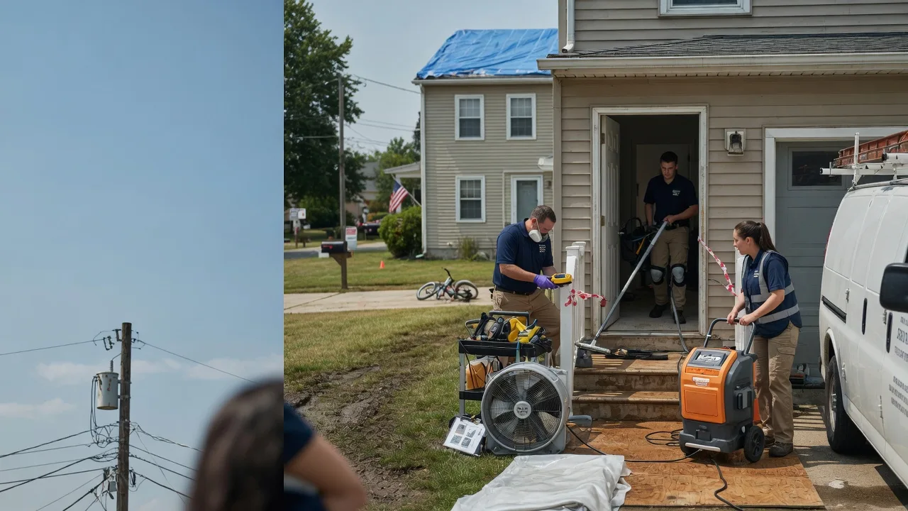 Water Damage Repair in Gilberts, IL near me